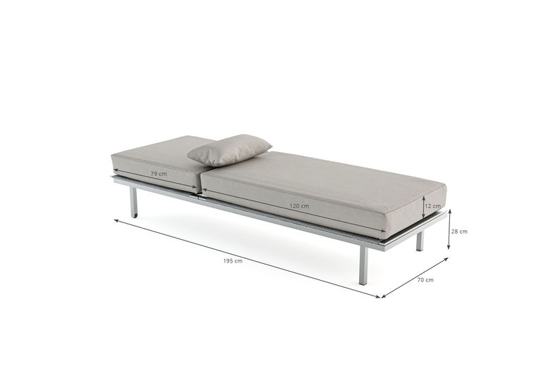 Baki Sun Lounger Compact