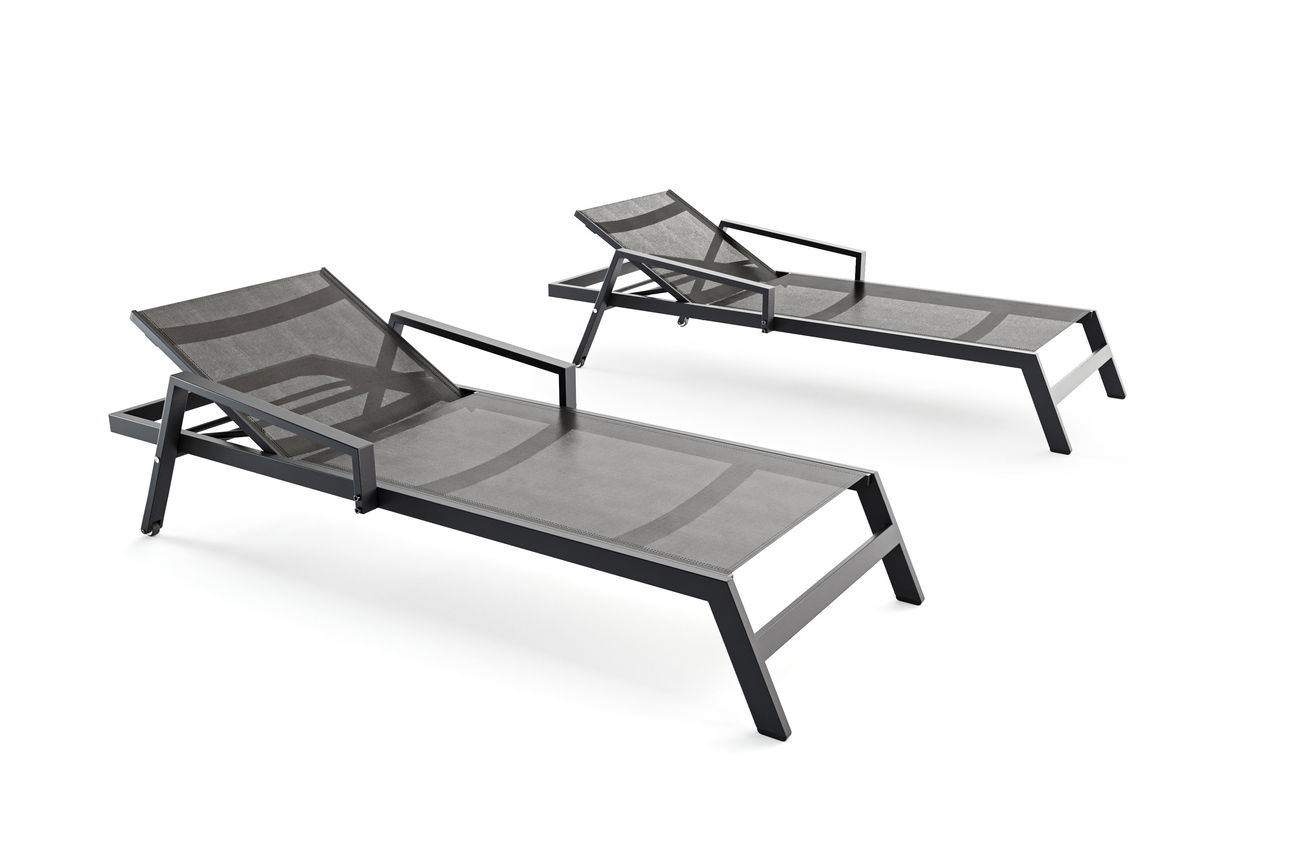 Eldorado Sun Lounger Set Compact (anthrazit) main product photo