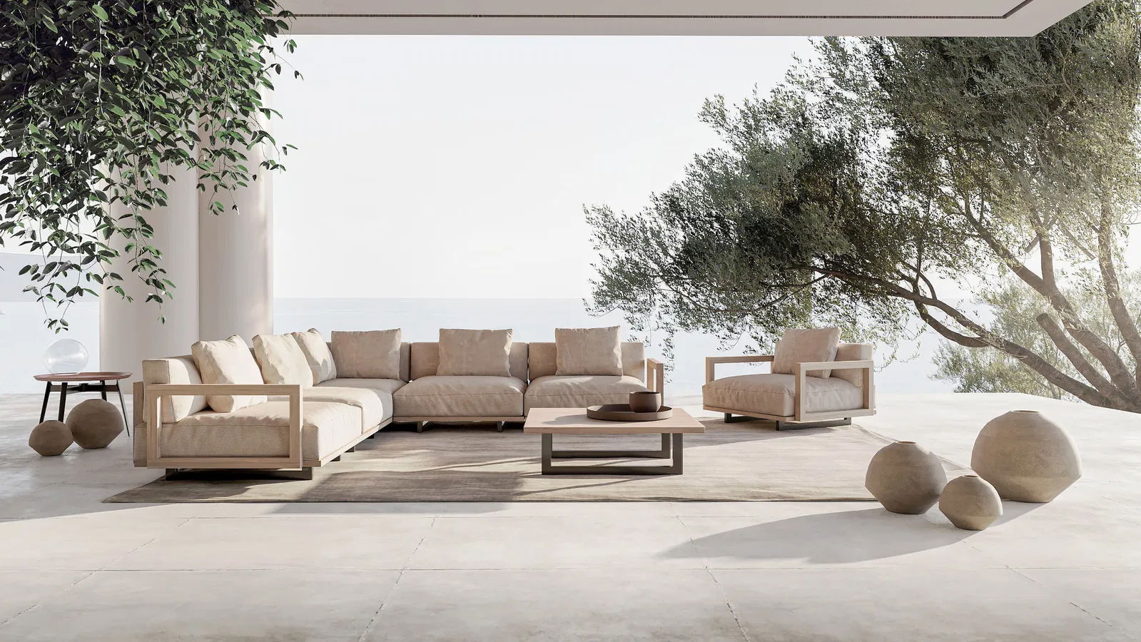 Auckland Lounge Plus - Gestell schwarz