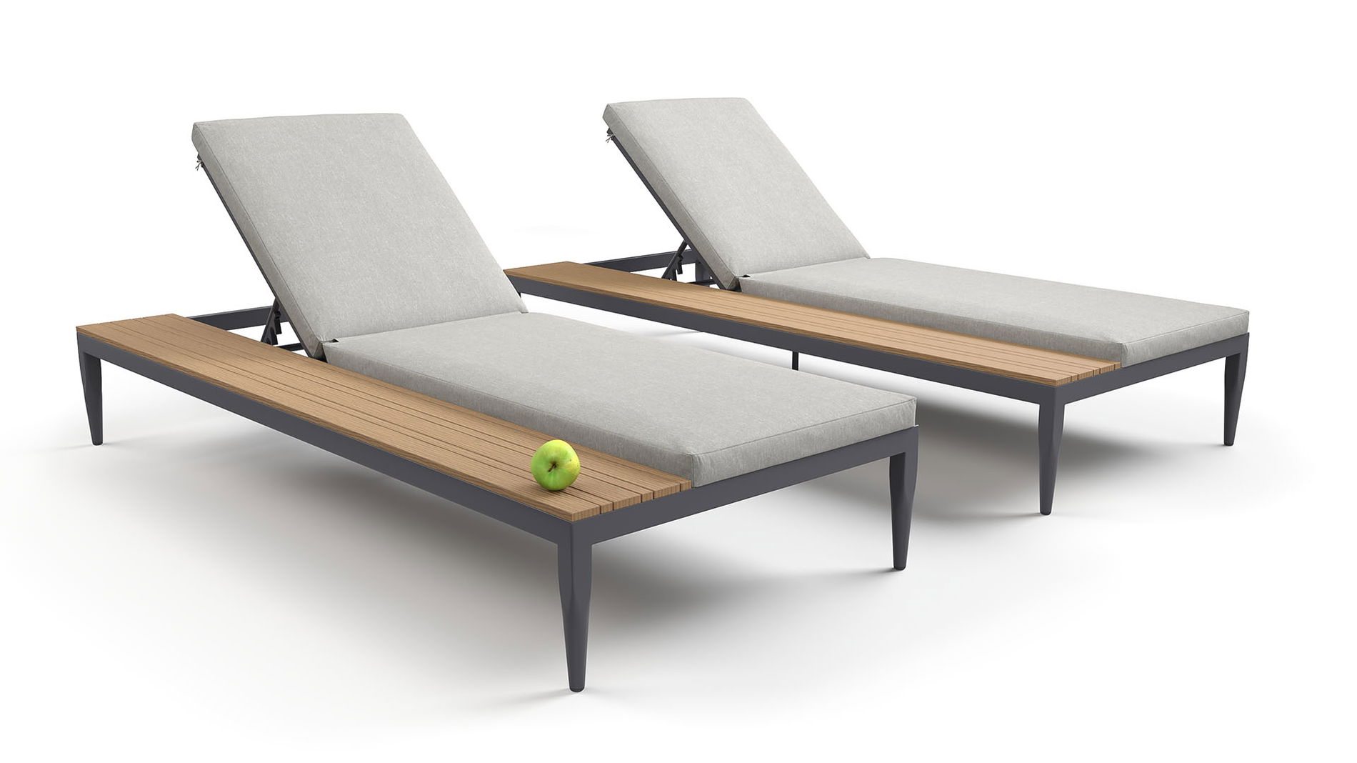 Silas Sun Lounger Set Compact