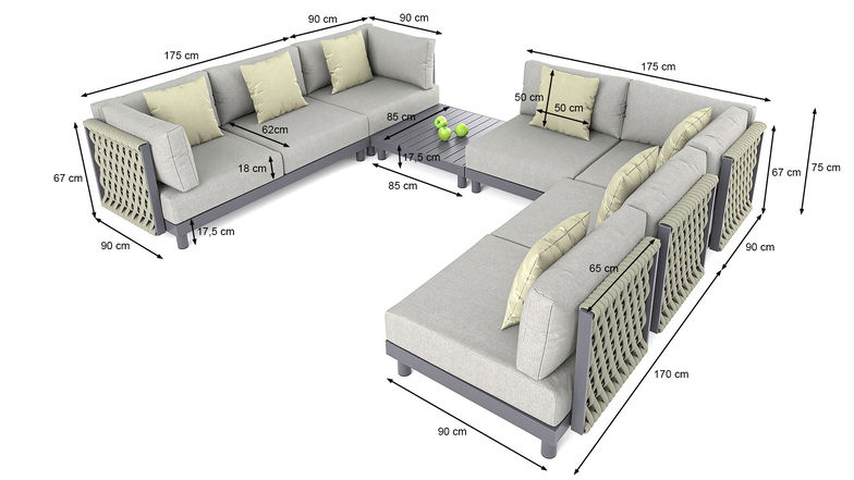 Blocc Mittelsofa