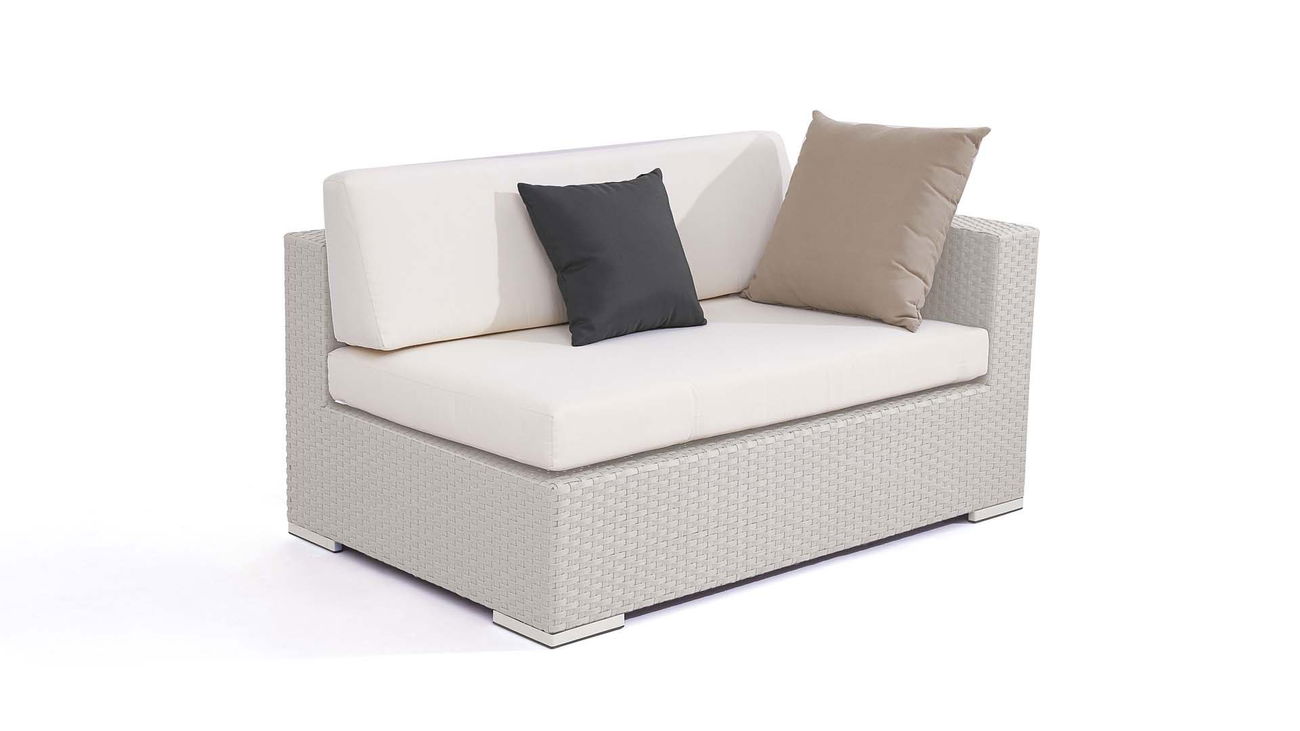 Cube Abschlusssofa 140 cm, rechts (grau) main product photo
