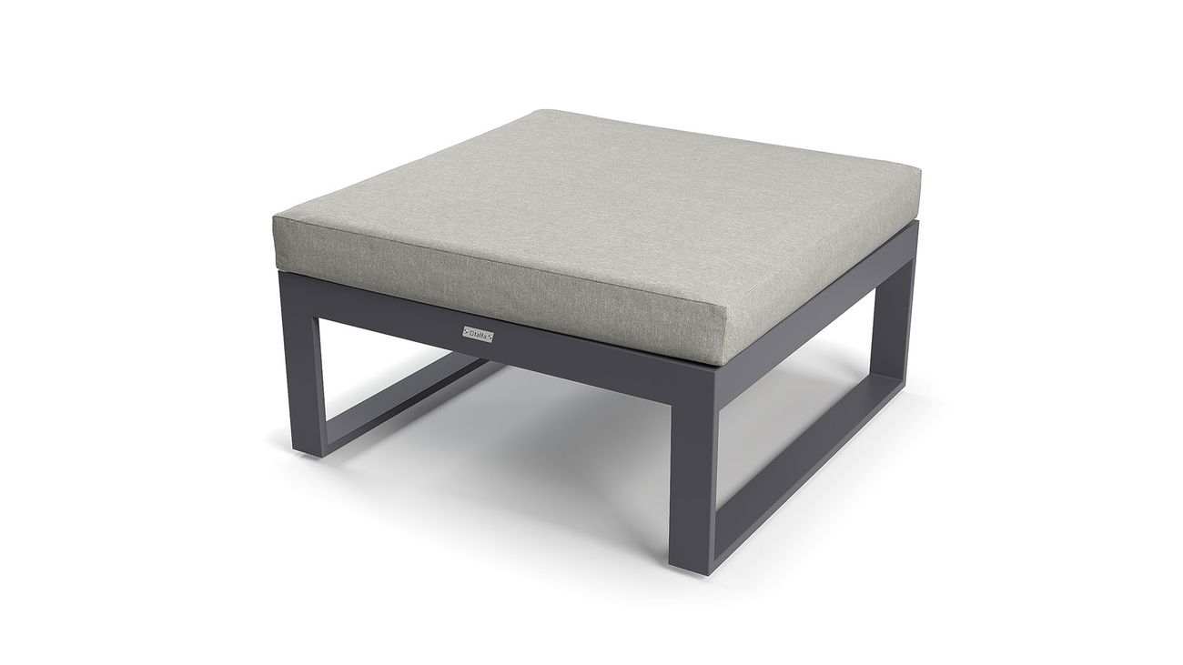 Bezug Sitzauflage Sofa/Hocker Sami (steingrau)