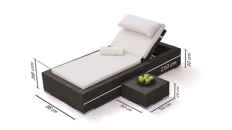 Smoop Sun Lounger (weiß)