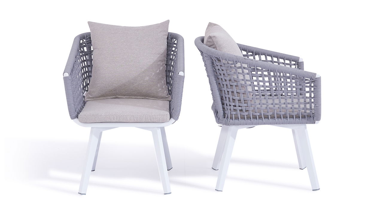 Stuhl Diva, 2 Stück (grau)