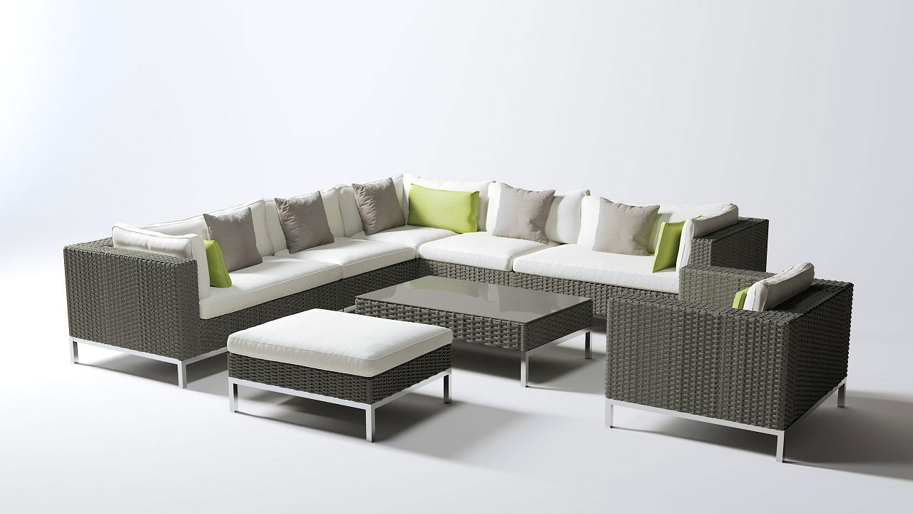 Big Monaco Rücken- und Sitzauflagen