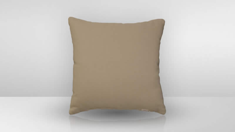 Kissen 40cm x 40cm (graubraun)