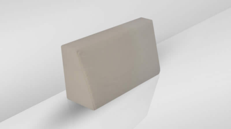 Cube Seitenauflage, links (graubraun)