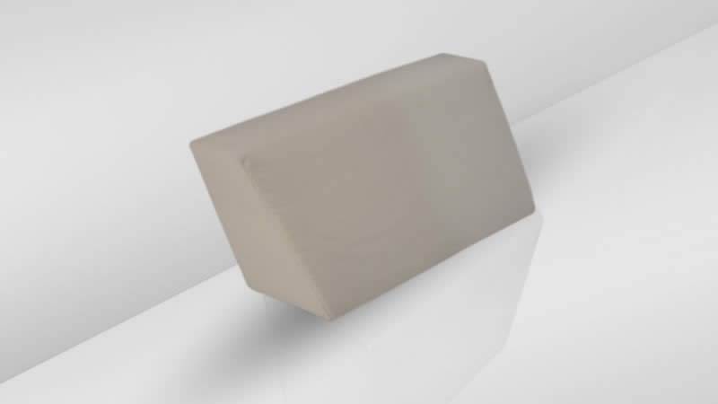 Cube Seitenauflage, rechts (graubraun)