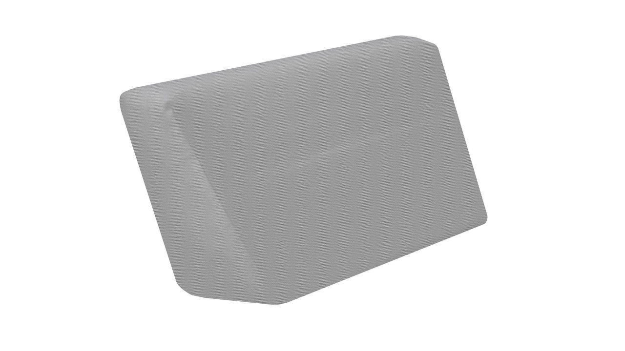 Cube Seitenauflage, rechts (steingrau)