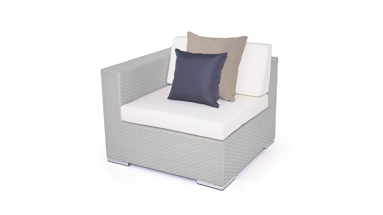 Cube Abschlusssofa 90 cm (grau)