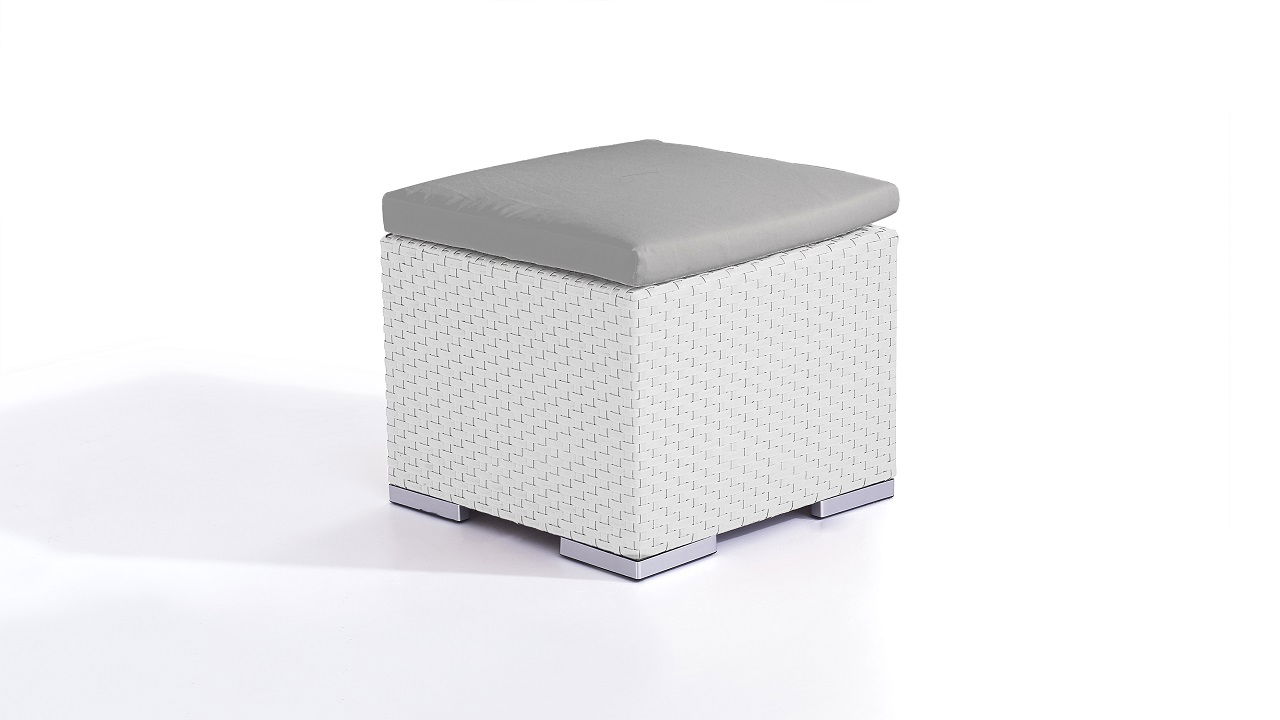 Cube Hocker 50 cm (weiß)