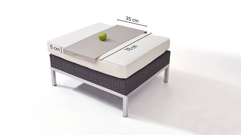 Tablett für Slim Hocker bis 77 cm